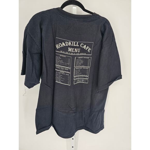 Alore Men's Black Roadkill Cafe Alaska Short Sleeve T-Shirt Size XXL - Picture 2 of 5